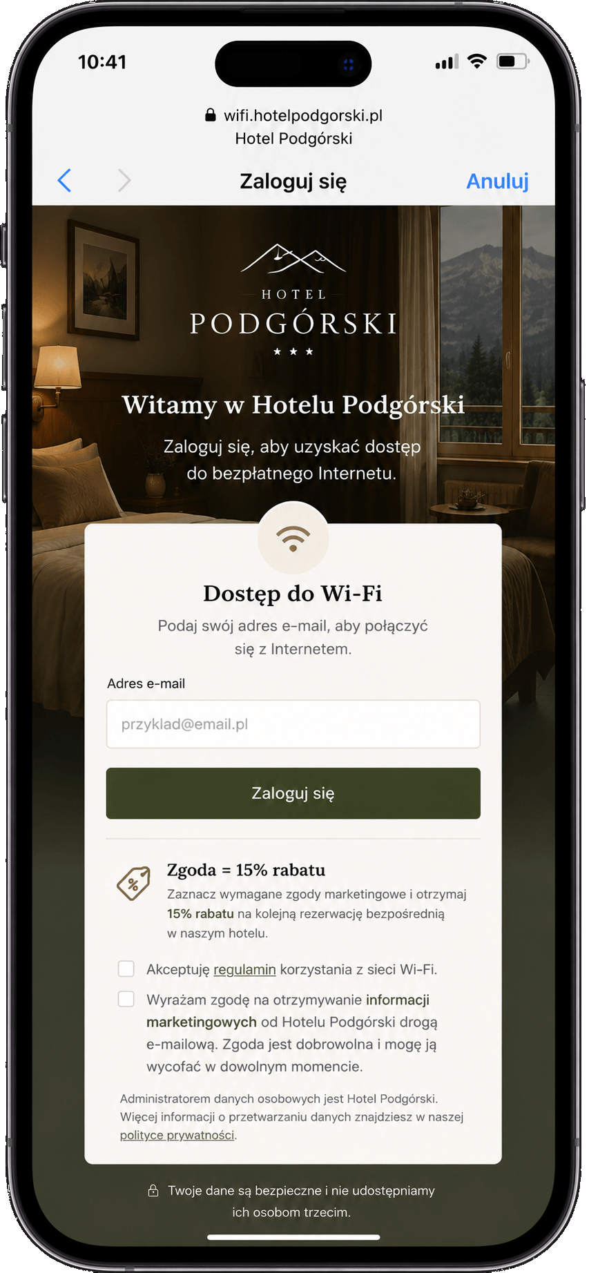Captive portal w Twoim hotelu — jak działa i co daje